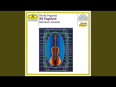 Paganini: 24 Caprices for Violin, Op. 1, MS. 25: No. 24 in A Minor