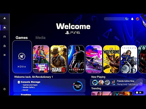 PS6 Official Boot Screen Plus UI & Directive 8020 Concept!