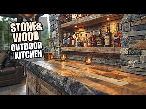 You Won’t Believe How Stone and Wood Transform an Outdoor Kitchen
