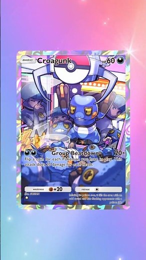 Croagunk Full Art! Pokemon TCG Pocket