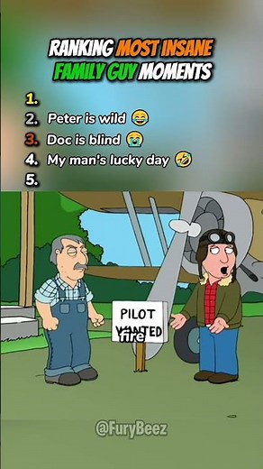 Ranking Most Insane Family Guy Moments 💀