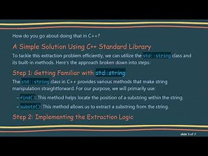 Extracting Multiple Substrings from a String: A C+ + Guide