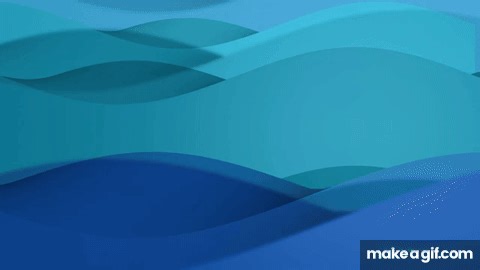 Blue Waves - loop HD animated background #04 on Make a GIF