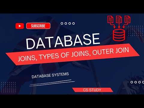 Joins in DBMS | types of joins | Outer Joins | Database Systems