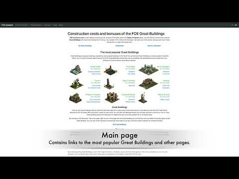 FOE-Assistant.com - Tools review - FoE Arc Calculator and more