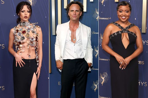 See all the red carpet looks at the 2025 Emmys