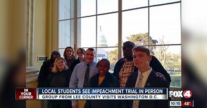 Students from Southwest Florida see impeachment trial in person