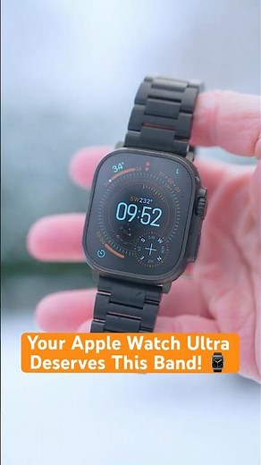 Your Apple Watch Ultra DESERVES This Titanium Band! ⌚😍​​ #applewatch