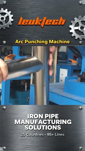 Pipe arc punching is a breeze with this machine! #industrialsolutions
