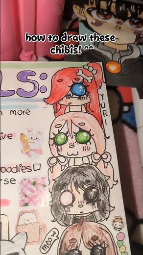 how I draw chibis ^^ #art #tutorial #arttutorial #fypシviral #yay #silly #drawing #sketchbook #yippe