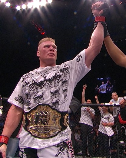 2.2M views · 65K reactions | Brock Lesnar had one helluva run inside the Octagon!  Stream the sport's greatest fights on UFC Fight Pass! | UFC | Facebook