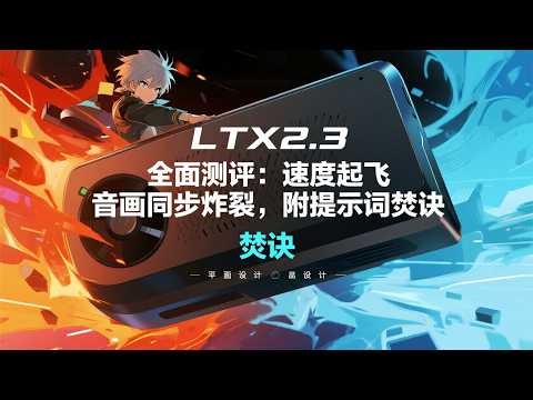 LTX 2.3 保姆级教程！速度起飞，海绵宝宝直出，宝宝巴士风格随便出？小白也能跑