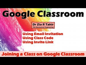 Google Classroom | Joining a Class using Invitation Email or Class Code or Invitation Link