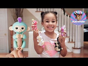 Fingerlings Pet Baby Monkey Toy Unboxing