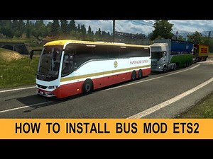 How to install bus mod in ets2 Euro truck simulator 2 | Ets2 Volvo bus mod in ETS 1.31