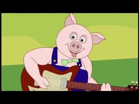 A Frog Went A Walking (Wiggly Animation)