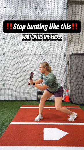 The Softball Lab | Olivia Roark on Instagram: "Sac bunt 101 👀 **I know some of these examples may seem exaggerated, but I’ve seen it all.. EVERY player needs to know how to bunt and be able to consistently get it down. Your job? MOVE. THE. RUNNER. ⁣ ✅ Square early (don’t wait!)⁣ ✅ Angle the bat at the top of the zone ✅ Use your legs to lower to the pitch—NOT your hands ✅ Let the ball come to the bat & deaden it softly ⁣ 🚫 Don’t jab at the ball 🚫 Don’t drop the barrel below your hands 🚫 Don’t