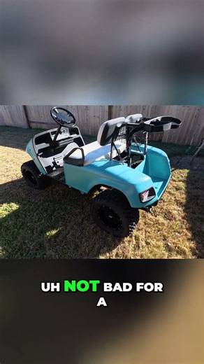 Budget Golf Cart Makeover Rattle Can Paint Job REVEALED! #BudgetBuild #DIYGolfCart #RattleCanPaint