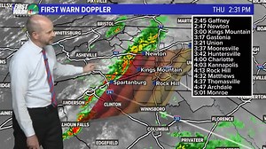 21 reactions | 2:32pm ET: Here's an updated storm track on the line of storms moving in from the west. Reminder a tornado watch is in effect through 6pm. #cltwx #ncwx #scwx #wcnc https://www.wcnc.com/article/weather/forecast/charlotte-weather-forecast-update/275-50501550 | WCNC Charlotte | Facebook