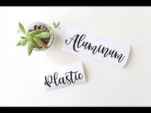 DIY Recycling Bin Labels