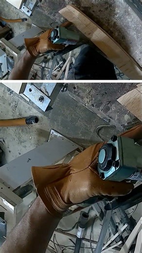 Flush Trim Routing: Plywood Leg Production