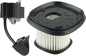 Carbhub BG86 Air Filter and Ignition Coil Module Fit for Stihl BG56 BG86 BG86C SH86C Leaf Blower Replace 4241 1306 B