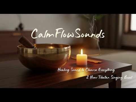 Healing OM Sound to Cleanse Everything | 2Hour Tibetan Singing Bowl Meditation for Sleep&Inner Peace