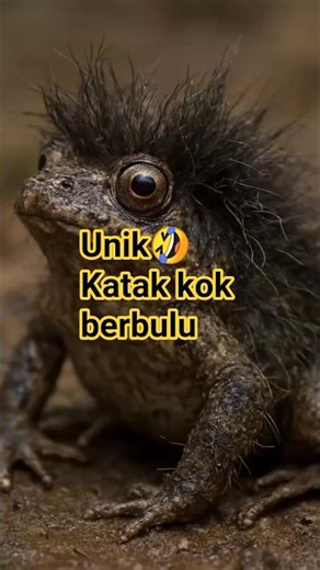 strange. hairy frog #shorts