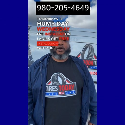 Hump day ladies call us #workingmom #tireshop | Bobby Mack