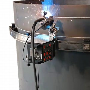 [Hot Item] 탱크 건설 기계용 궤도 이음 용접 트랙터, MIG 용접 전원 공급 장치/모든 위치 파이프라인 용접 기계 자동 튜브 용접기