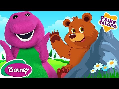 The Bear Went Over the Mountain | Barney Nursery Rhymes and Kids Songs