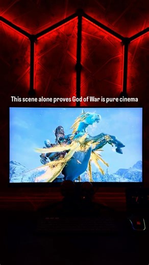 When a game speaks without dialogue 💀 #gamingshorts #godofwar #sony #viral #explore