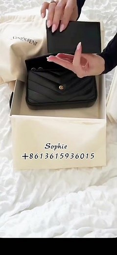 Stop Overpaying YSL Bags: YSL/ Saint Laurent Loulou Mini Black-Gold Hardware Lambskin shoulder Bag
