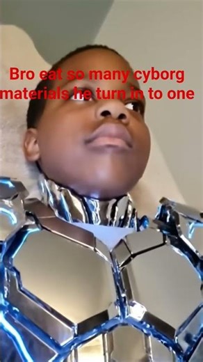 bro turn in to a cyborg #funny