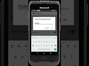 Honeywell Enterprise Browser configuration