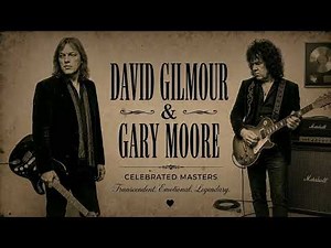 David Gilmour & Gary Moore – 432Hz Psychedelic Blues Rock Guitar🎸 Lost 1979 (Inspired Tribute)
