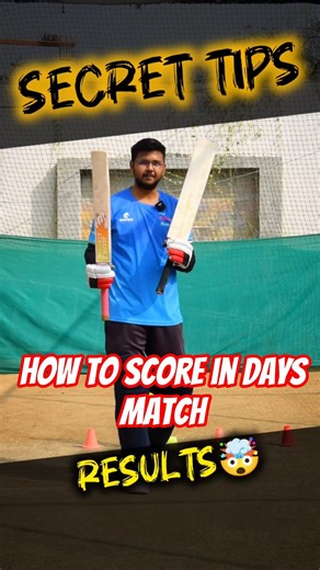 Secret😯batting tips for days matches🔥| HOW to score runs in MATCH🏏#shorts #cricket #youtubeshorts