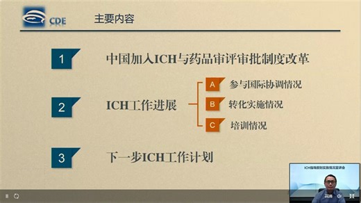 ICH工作进展介绍-2021年4月