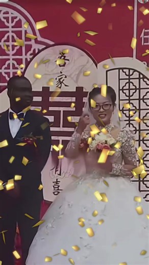 African Man Marries Chinese Woman in Zhanxi, China