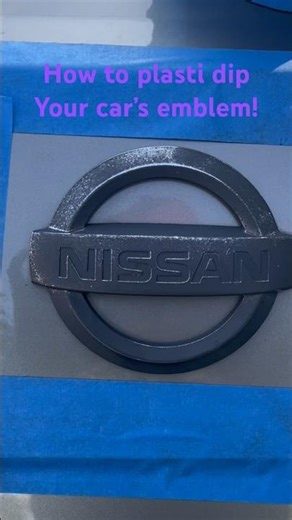 How blackout cars emblems 👀🔥☝️#howtopaintacar #plastidip