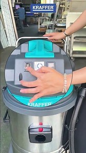 Dọn sạch bụi bẩn chỉ trong một lần hút với máy hút bụi công nghiệp KRAFFER KF70#mayhutbui #cleaning