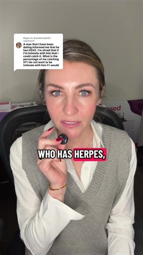 Replying to @Sunshine248 risk of herpes transmission explained | hsv-2