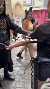 640 reactions · 9 comments | When You Have a Dark Mark, The Death Eaters Notice You! One of the Coolest Interactions You Can Experience When They Take Over Diagon Alley! • • • #hhn #harrypotter #deatheaters #universalmoments | Vic’s Escapes | Facebook