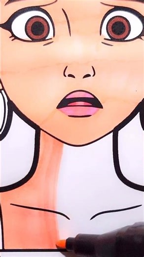 Sad Zoey KPop Demon Hunters Coloring Page