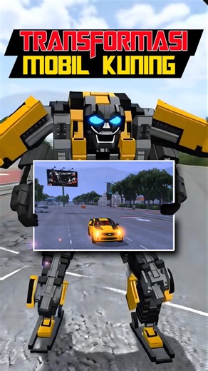 Transformasi mobil kuning #bussid #automobile #mod #ai #mobil #robot #edit #bussidindonesia #maleo