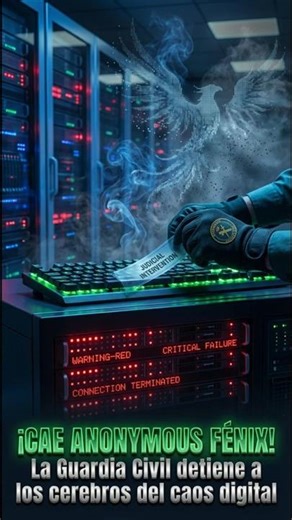 ANONYMOUS FÉNIX FALLS! The Civil Guard arrests the masterminds behind the digital chaos