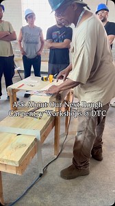 👀 Looking to enhance your DIY skills for your home and save some loot? 💰 Join our #HomeRenovation workshops that take place each and every Saturday at DTC! Just click the link in our bio and choose “Home Renovation Workshops” to learn more! #roughcarpentry #framing #diy | Detroit Training Center