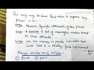 Process Metrics-lecture15/SE