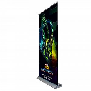 [Hot Item] Tradeshow Exhibition Display Scrolling Information Banner Stand