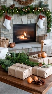 Breathtaking earthy Christmas decor ideas bring organic beauty home. Try wooden accents, cozy blankets, and greenery for a calm, inviting space everyone will adore. | Sustainability Success